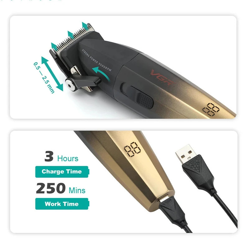  ماشین اصلاح موی سر و صورت وی جی آر مدل V-003 VGR 