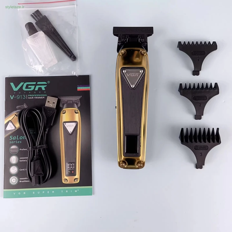 ماشین اصلاح موی سر و صورت وی جی آر مدل V-913