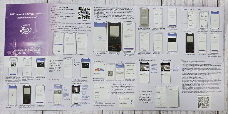  دوربین مدار بسته V360 pro- cloud-storage-intelligent-camera 