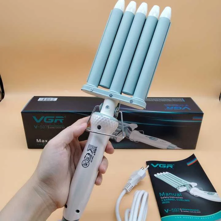 فر کننده مو 5 لوله وی جی ار مدل V-597