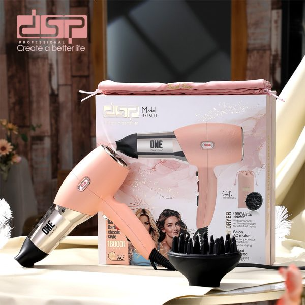  سشوار حرفه‌ای موتور سنگین DSP مدل 37190U 